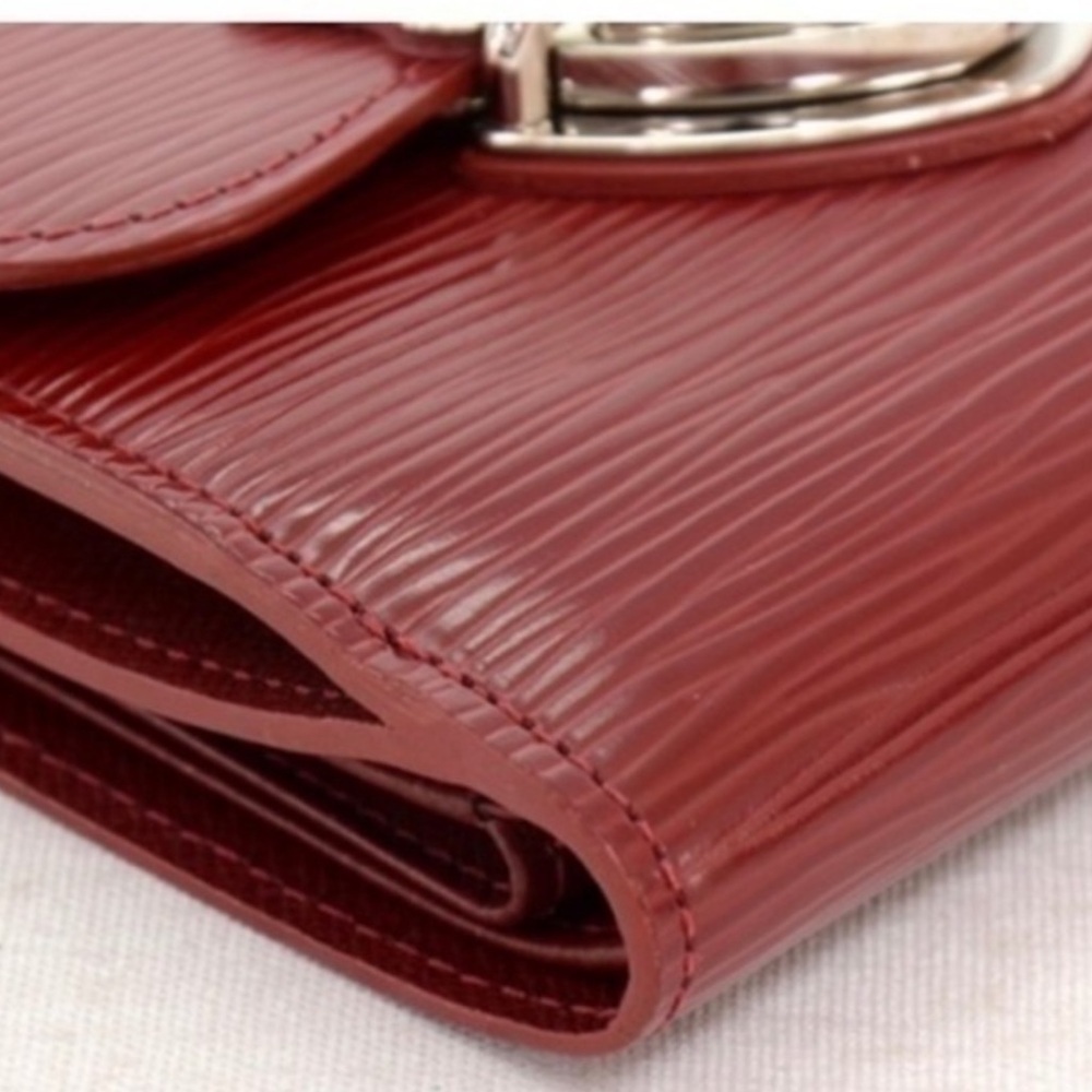 Louis Vuitton Epi Porte Feiulle Red Credit Card Wallet - Picture 7 of 11